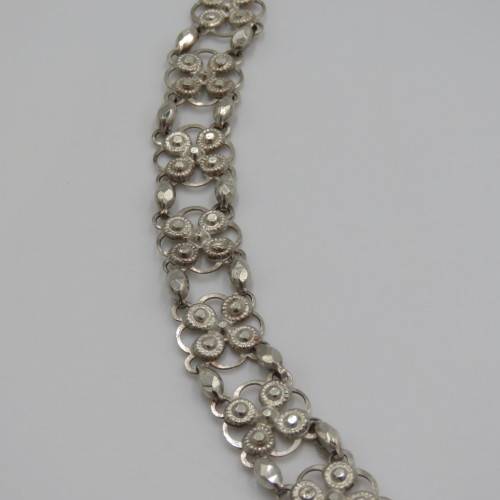 Indian silver necklace - Scan 85% silver - Weighs 50,0 g - Length 63 cm