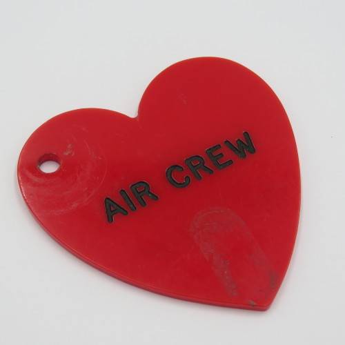 Air crew luggage tag of G.J. Reid Daly Air Rhodesia Salisbury Airport