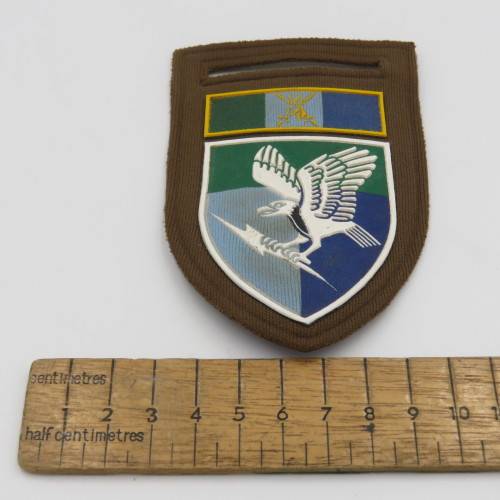 SADF 5 Signals regiment tupperware flash - Left hand side