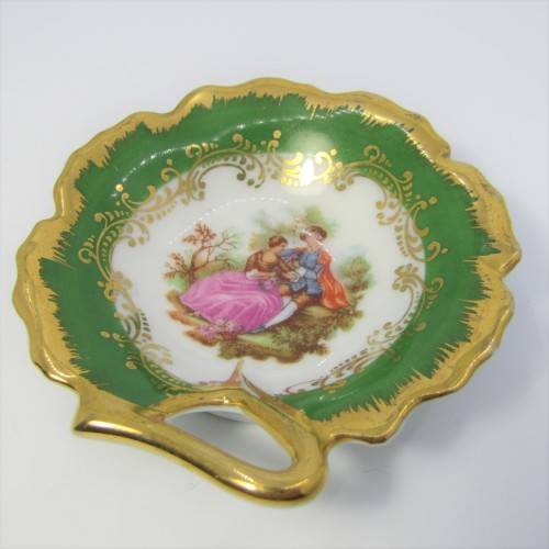 Vintage Limoges porcelain trinket bowl