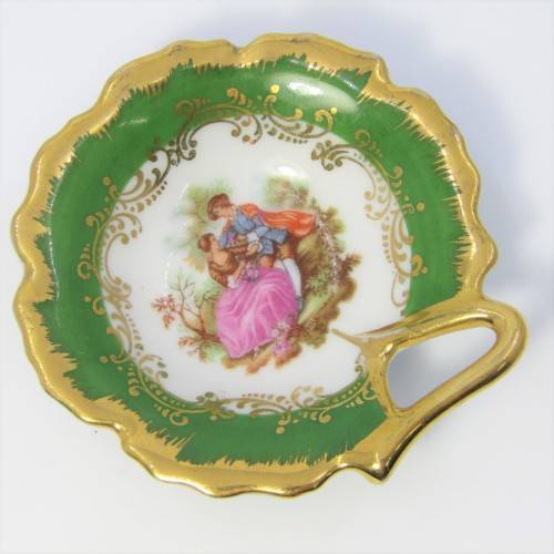 Vintage Limoges porcelain trinket bowl