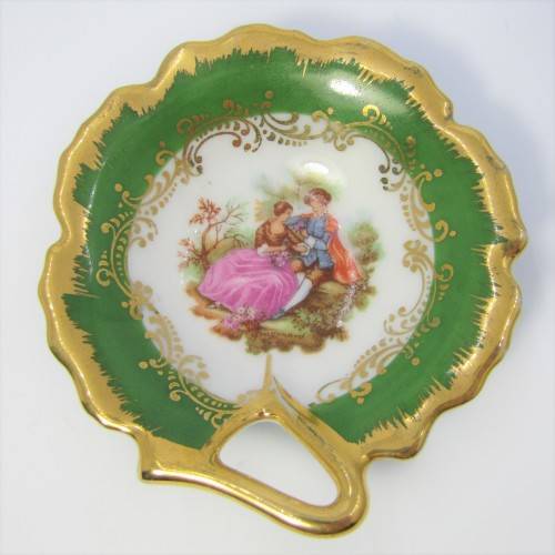 Vintage Limoges porcelain trinket bowl
