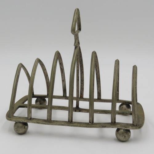 Silverplated toast rack - Antique