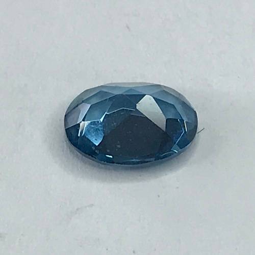 Synthetic Spinel 2,1 Carat Aqua Blue oval stone - @R1 start