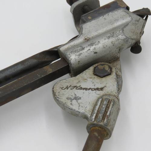 Vintage drill bit sharpening jig