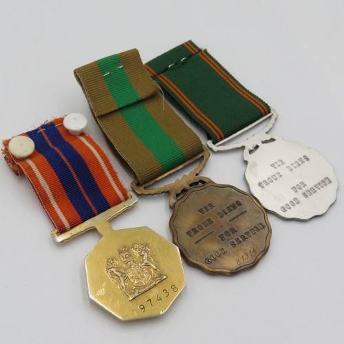 Set of 6 SADF Border War medals issued to 72110216 KV Lieutenant T.G. Swanepoel