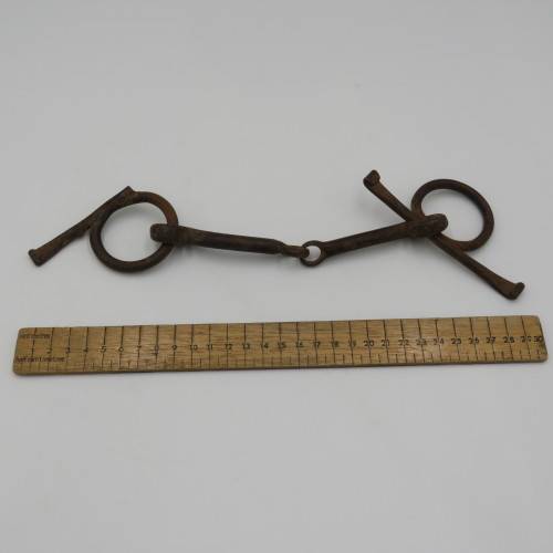 Boer War Victorian Mounted Infantry Officer`s horse bit with other pieces