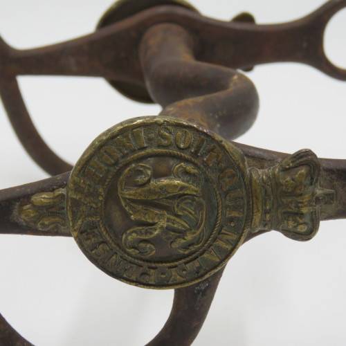 Boer War Victorian Mounted Infantry Officer`s horse bit with other pieces