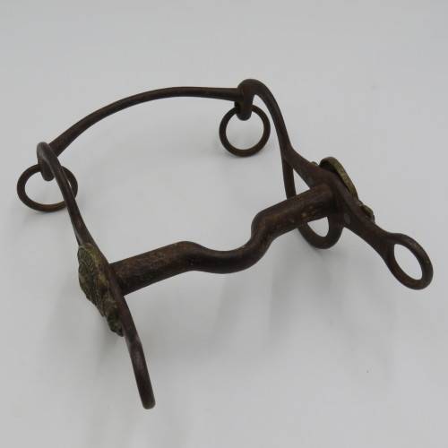 Boer War Victorian Mounted Infantry Officer`s horse bit with other pieces
