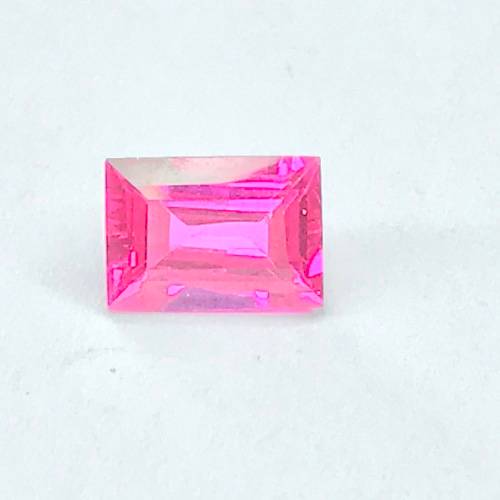 Synthetic Ruby claret red round Stone 1.65 carat  - @R1 start