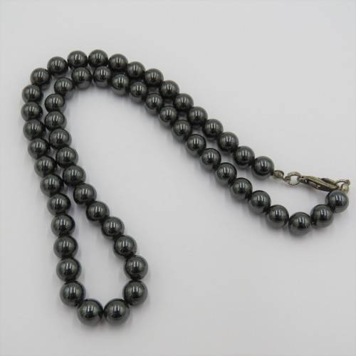 Magnetic Hematite necklace - Length 48 cm