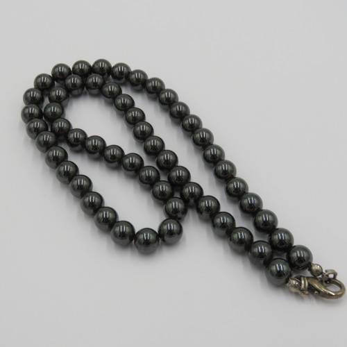 Magnetic Hematite necklace - Length 48 cm