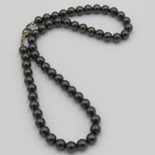 Magnetic Hematite necklace - Length 48 cm