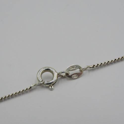 Sterling silver necklace with cross pendant - Weighs 7,0 grams - Length 50 cm