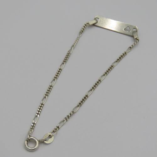 Sterling silver `Andrea` name bracelet - Weighs 2,3 g - Length 18 cm