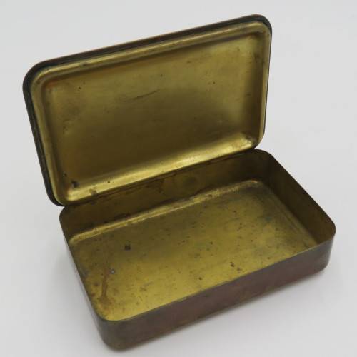 WW1 Christmas 1914 brass tin