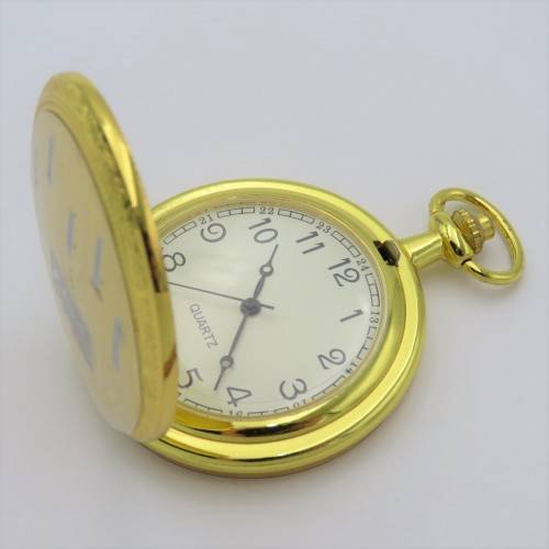 Full hunter quartz pocketwatch - Needs battery