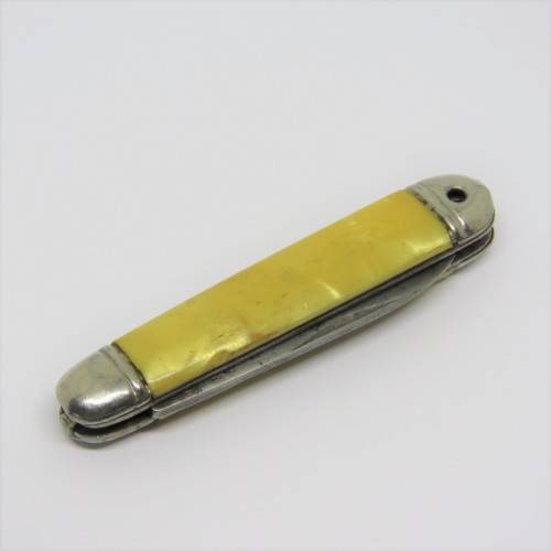 Vintage Richards mini keychain pocket knife - No key ring