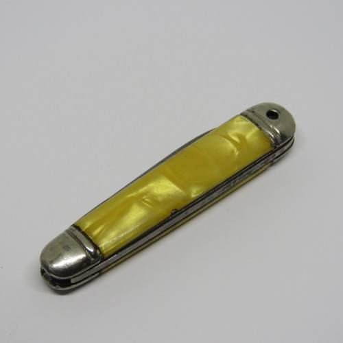 Vintage Richards mini keychain pocket knife - No key ring