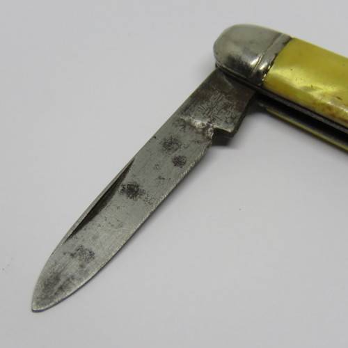 Vintage Richards mini keychain pocket knife - No key ring
