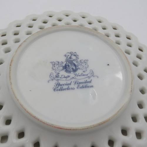 Vintage Delft Holland Special Limited Collectors edition plate
