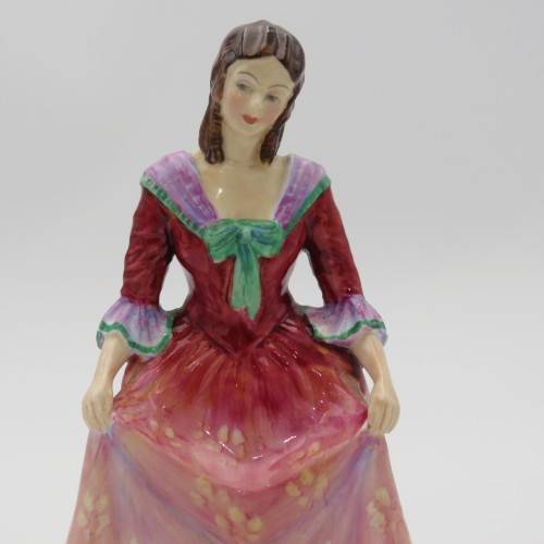 Paragon Fine Bone China Lady Anne porcelain figurine - Unusual colour variation