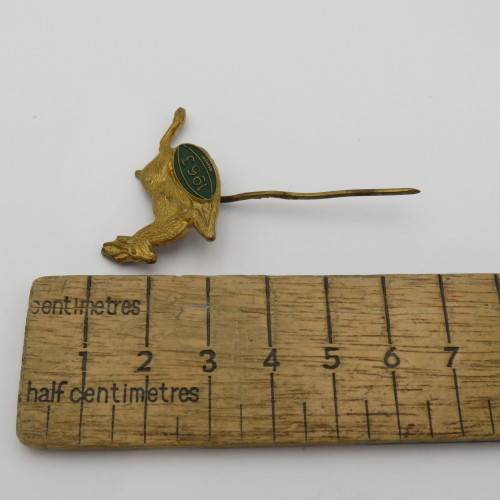 1963 Springbok Rugby tour stick pin badge