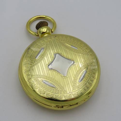 Full hunter quartz pocketwatch - Needs battery