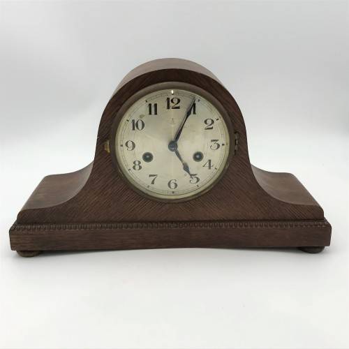 Vintage Gustav Becker Mantle Clock - not working - suspension spring broken
