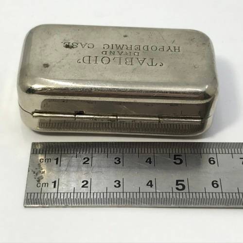 Vintage Medical Tabloid brand Hypodermic case