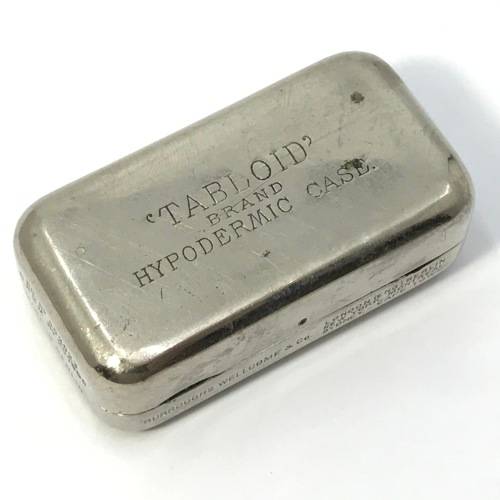 Vintage Medical Tabloid brand Hypodermic case