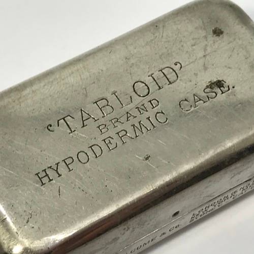 Vintage Medical Tabloid brand Hypodermic case