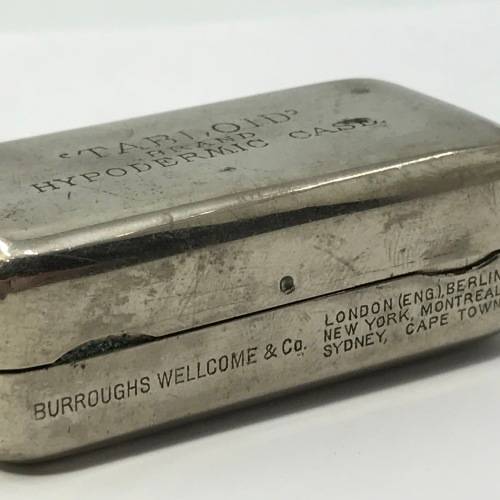 Vintage Medical Tabloid brand Hypodermic case