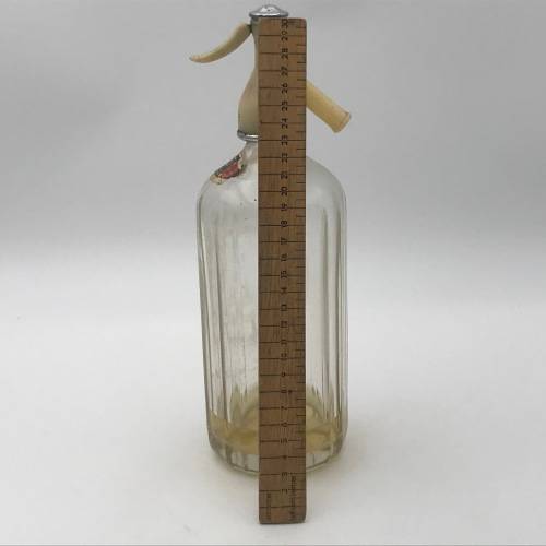Vintage Schweppes Soda water glass bottle dispenser
