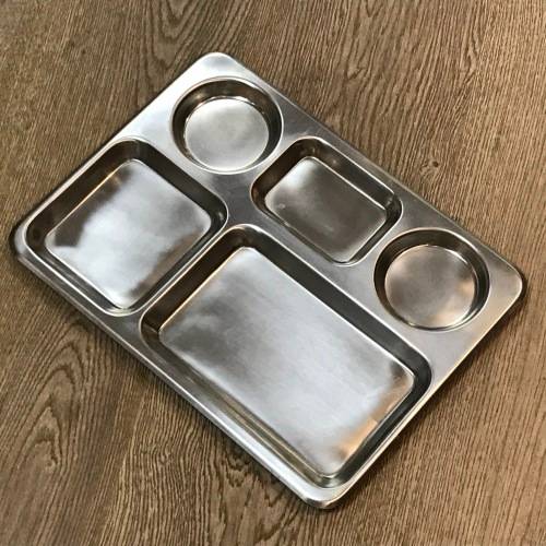 Vintage SADF stainless steel varkpan - 41,5 x 31cm