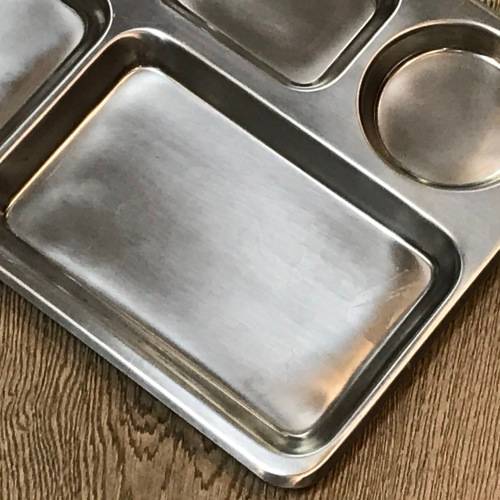 Vintage SADF stainless steel varkpan - 41,5 x 31cm