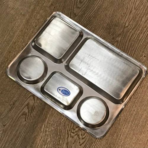 Vintage SADF stainless steel varkpan - 41,5 x 31cm