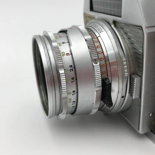 Vintage AGFA Ambiflex 35mm camera with Agfa color-solinar 1:2,8/50 lens - well used