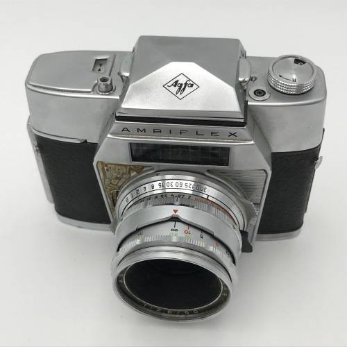 Vintage AGFA Ambiflex 35mm camera with Agfa color-solinar 1:2,8/50 lens - well used