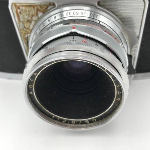 Vintage AGFA Ambiflex 35mm camera with Agfa color-solinar 1:2,8/50 lens - well used
