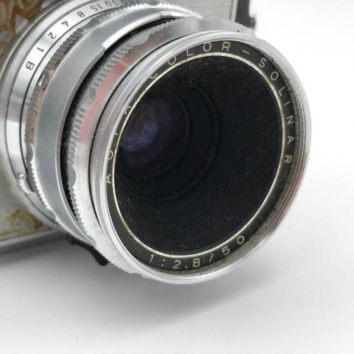 Vintage AGFA Ambiflex 35mm camera with Agfa color-solinar 1:2,8/50 lens - well used