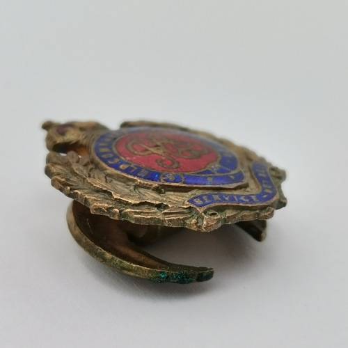 WW2 Royal Enguneers old comrade association lapel badge