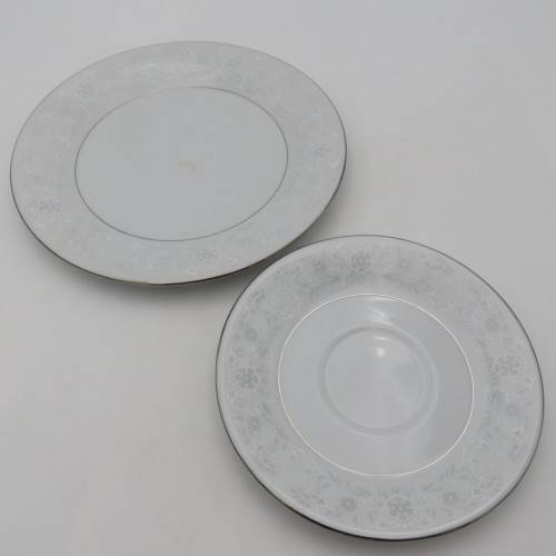 Crown Ming Fine China porcelain trio