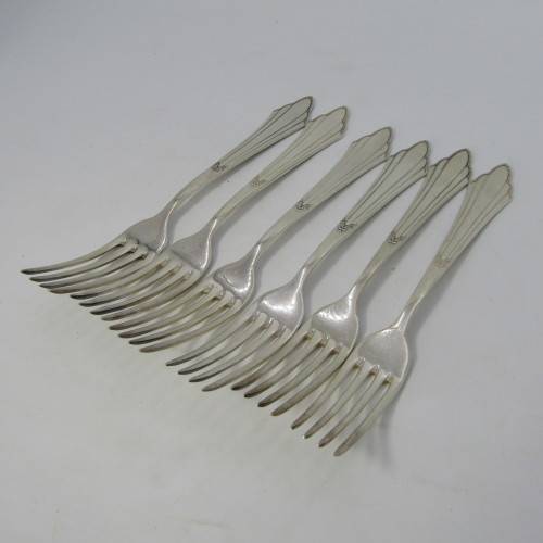 24 Piece WMF vintage cutlery set - 6 forks, 6 smaller forks, 6 knives and 6 smaller knives