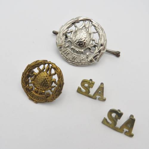 Lot of SADF Regiment Western Province badges and SA titles