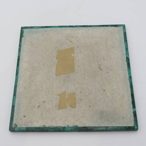 Vintage Malachite and marble chess set - repaired