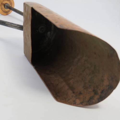 Pair of vintage fire place tools