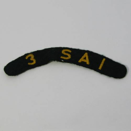SADF 3 SA Infantry cloth shoulder title