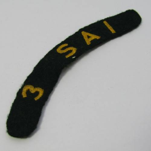 SADF 3 SA Infantry cloth shoulder title