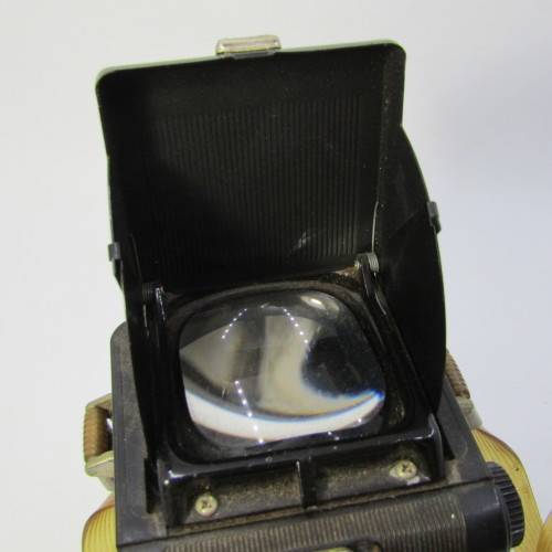 Vintage Ansco Rediflex camera in pouch